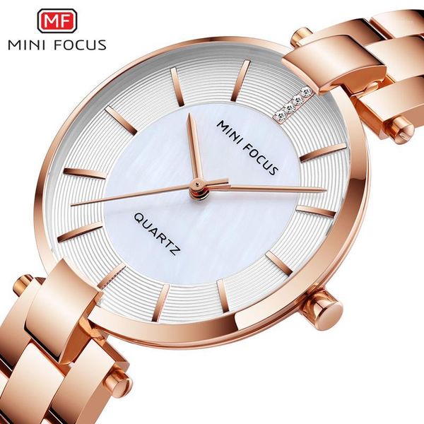 mini focus women's rose gold wrist watches simple stainless steel bracelet waterproof dress quartz watch for lady woman 0224rose1, Slivery;brown
mini focus women's rose gold wrist watches simple stainless steel bracelet waterproof dress quartz watch for lady woman 0224rose1, Slivery;brown