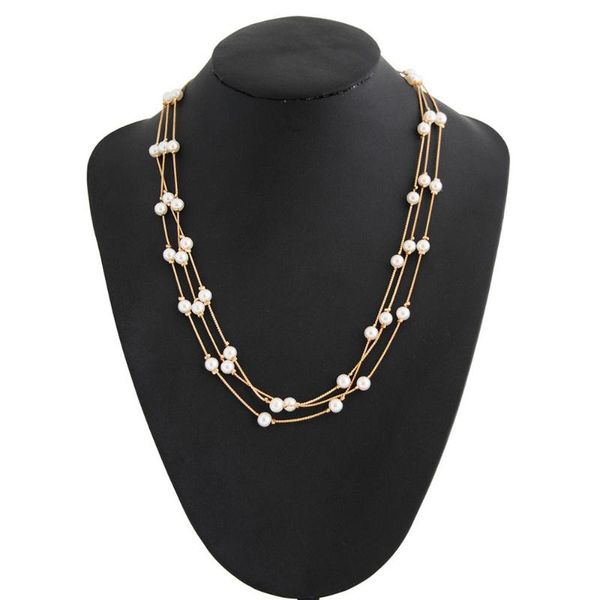 2020 korean jewelry fashion simple short necklace imitation pearl necklace steampunk women statement, Golden;silver
2020 korean jewelry fashion simple short necklace imitation pearl necklace steampunk women statement, Golden;silver