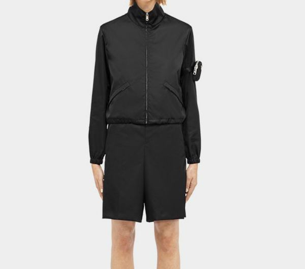 designer women clothings fashion women jacket with sleeve bag 20fw women inverted triangle outwear jacket black color size s m -4, Black;brown
designer women clothings fashion women jacket with sleeve bag 20fw women inverted triangle outwear jacket black color size s m -4, Black;brown