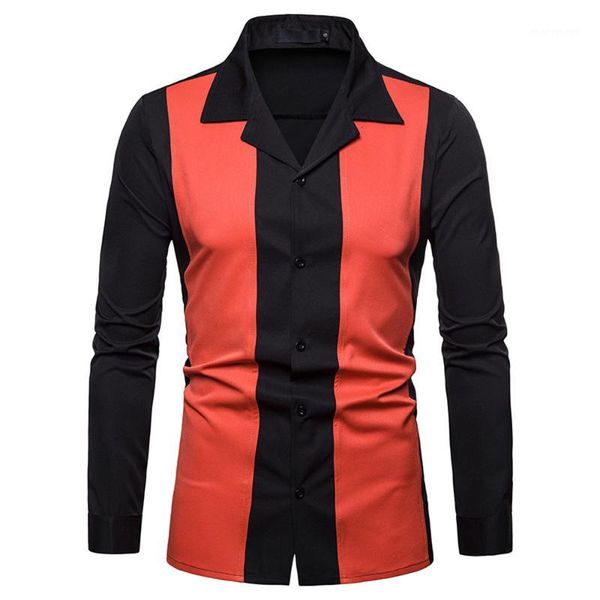 feitong men shirts fashion solid patchwork button business dress casual long sleeve shirt slim fit male shirt plus size1, White;black
feitong men shirts fashion solid patchwork button business dress casual long sleeve shirt slim fit male shirt plus size1, White;black