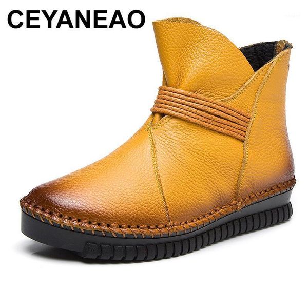ceyaneao 2020women ankle boots lace up vintage genuine leather shoes woman plus size platform winter warm boot woman shoes1, Black
ceyaneao 2020women ankle boots lace up vintage genuine leather shoes woman plus size platform winter warm boot woman shoes1, Black