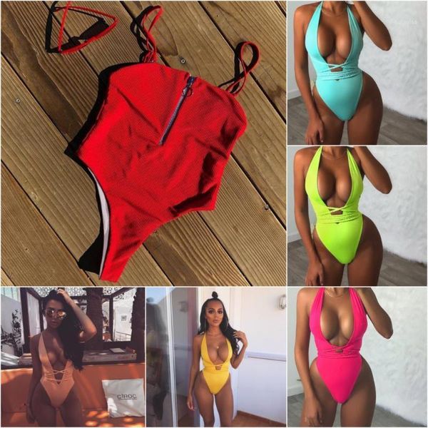 swimsuit 2018 women's swimming red zipper one-piece swimsuit swimwear women1, White;black
swimsuit 2018 women's swimming red zipper one-piece swimsuit swimwear women1, White;black