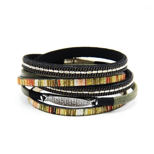 charm bracelets women rhinestone leather bracelet long bangle gold color 20211, Golden;silver
charm bracelets women rhinestone leather bracelet long bangle gold color 20211, Golden;silver