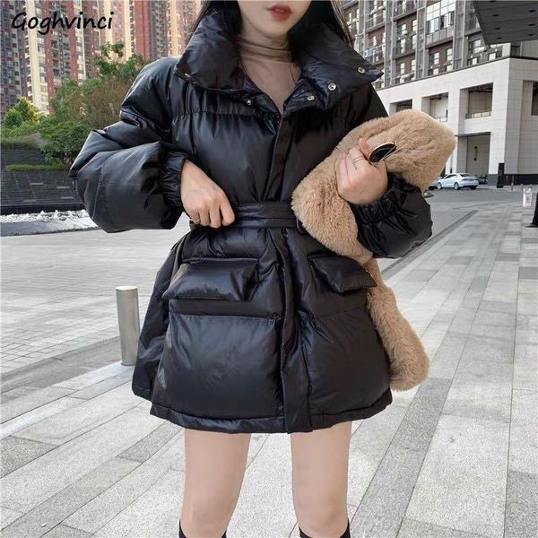 women's down & parkas short style women sashes a-line windproof womens solid streetwear outwear elegant beauty winter ulzzang trendy wa, Black
women's down & parkas short style women sashes a-line windproof womens solid streetwear outwear elegant beauty winter ulzzang trendy wa, Black