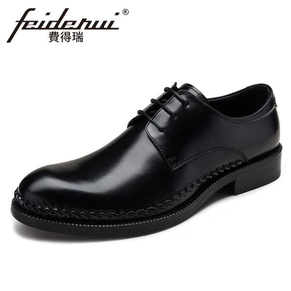 fashion genuine leather men's wedding party footwear pointed toe lace-up derby man formal dress office handmade shoes ymx489, Black
fashion genuine leather men's wedding party footwear pointed toe lace-up derby man formal dress office handmade shoes ymx489, Black