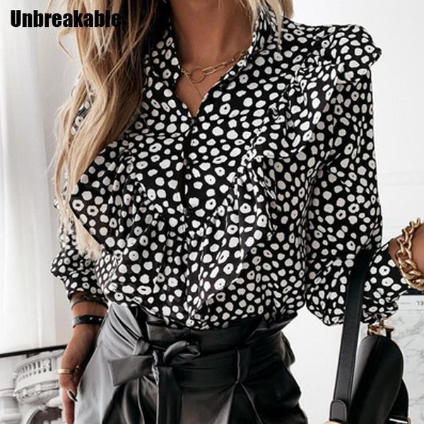 ladies polka dot print ruffle blouse shirt 2020 autumn winter long sleeve v-neck shirts elegant office women button blouse1, White
ladies polka dot print ruffle blouse shirt 2020 autumn winter long sleeve v-neck shirts elegant office women button blouse1, White