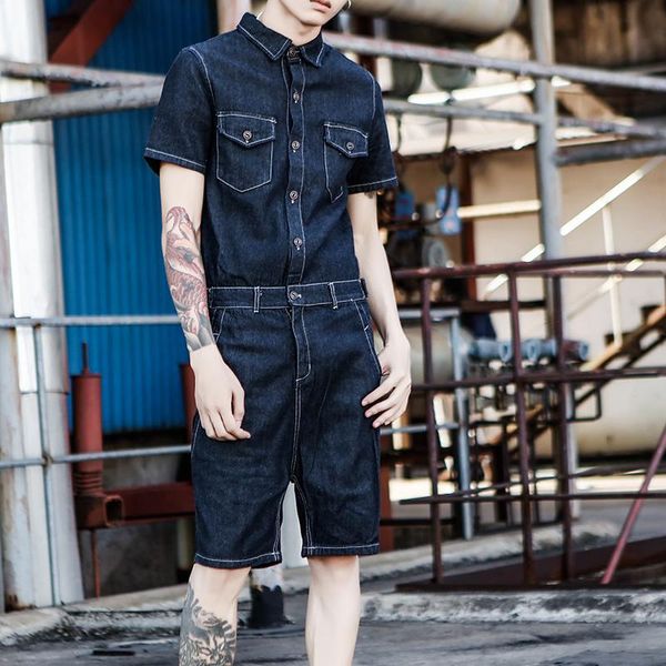 men's jeans jumpsuit shorts men one piece overalls cotton casual mens denim rompers jumpsuits 2021 summer male outfit clothes, Blue
men's jeans jumpsuit shorts men one piece overalls cotton casual mens denim rompers jumpsuits 2021 summer male outfit clothes, Blue