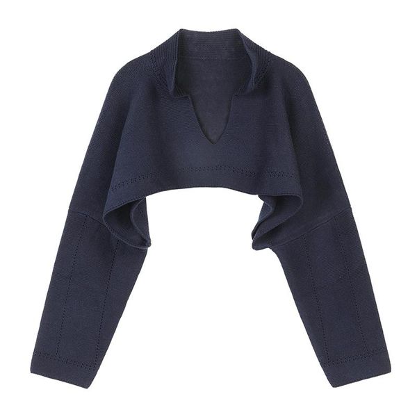 short knitting sweater apricot brief big size loose fit v-neck long sleeve women pullovers new fashion spring 2021 c189, White;black
short knitting sweater apricot brief big size loose fit v-neck long sleeve women pullovers new fashion spring 2021 c189, White;black