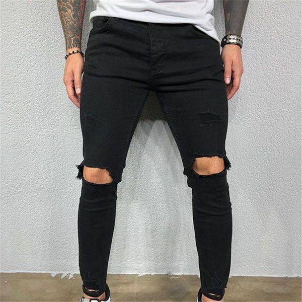 famous stylist men jeans pants 2021 ripped elastic jogger jean pant street fashion cargo jeans for man, Blue 
famous stylist men jeans pants 2021 ripped elastic jogger jean pant street fashion cargo jeans for man, Blue