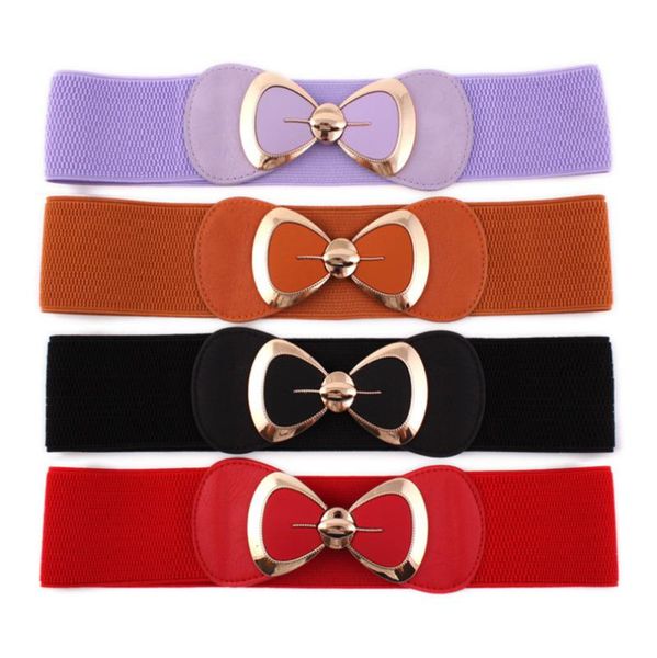 5 colors women butterfly bow bowknot buckle waistband wide elastic stretch waist belt for women dress accessor, Black;brown
5 colors women butterfly bow bowknot buckle waistband wide elastic stretch waist belt for women dress accessor, Black;brown