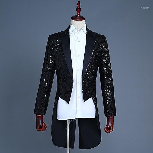 men suit jacket 2020 chorus tuxedo formal blazer stage costumes for singers performance mens dress suits jackets black sequin s1, White;black
men suit jacket 2020 chorus tuxedo formal blazer stage costumes for singers performance mens dress suits jackets black sequin s1, White;black