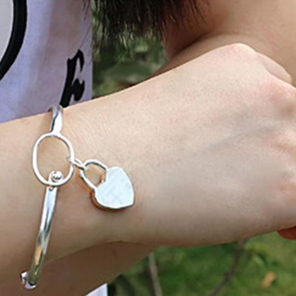 bangle silver plated open cuff dating love heart wedding decoration party romantic daily casual women bracelet, Black
bangle silver plated open cuff dating love heart wedding decoration party romantic daily casual women bracelet, Black