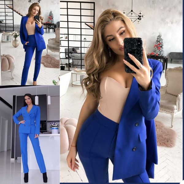 spring royal blue women pants suit girls ladies formal evening party tuxedos formal work wear for wedding 2 pcs, Black;red
spring royal blue women pants suit girls ladies formal evening party tuxedos formal work wear for wedding 2 pcs, Black;red