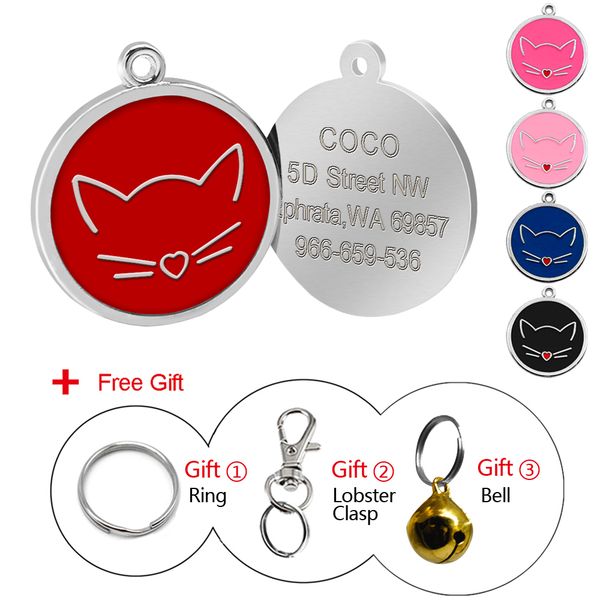 customized stainless steel dog identification label, engraved with pet and cat labels, kitten's telephone number, brand name, free
customized stainless steel dog identification label, engraved with pet and cat labels, kitten's telephone number, brand name, free