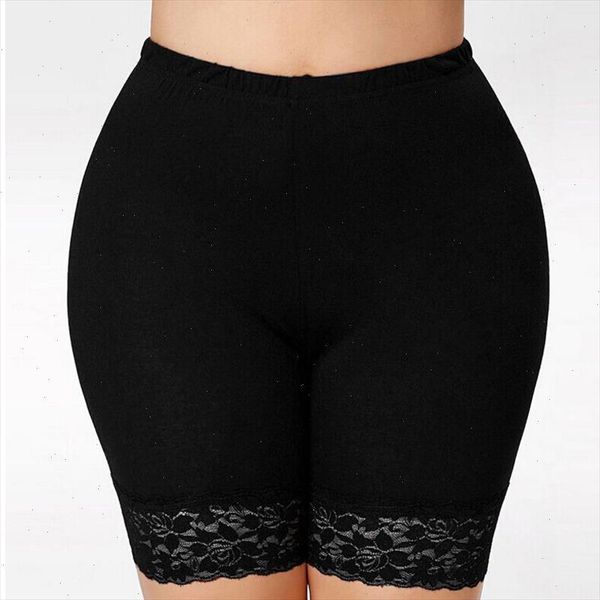 women high waist stretch lace seamless solid color plus size shorts casual skinny soft elastic shorts, White;black
women high waist stretch lace seamless solid color plus size shorts casual skinny soft elastic shorts, White;black