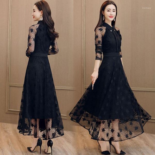 elegant goddess-style long-sleeve skirt lace dresses long dresses of women1, Black;gray
elegant goddess-style long-sleeve skirt lace dresses long dresses of women1, Black;gray