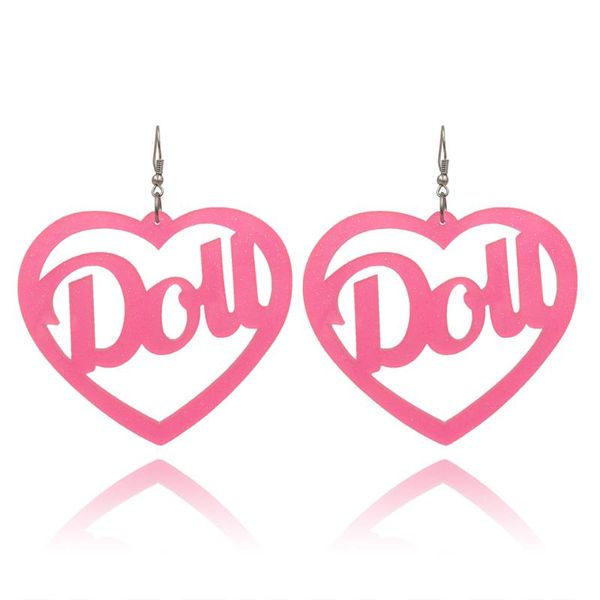 dangle & chandelier fashion hiphop shining heart doll earrings for women girl trendy 3 colors statement acrylic big jewelry, Silver
dangle & chandelier fashion hiphop shining heart doll earrings for women girl trendy 3 colors statement acrylic big jewelry, Silver