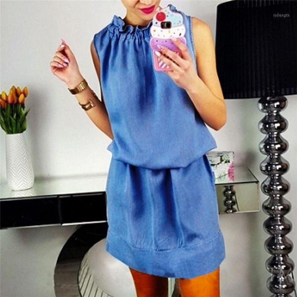 women denim dress sleeveless dress bandage mini casual summer cowboy straight dresses beach sundress 2020 new vestidos1, Black;gray
women denim dress sleeveless dress bandage mini casual summer cowboy straight dresses beach sundress 2020 new vestidos1, Black;gray