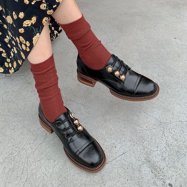 2021 nova marca couro genuno primavera outono mulher estilo roma dedo do p redondo preto marrom festa sapatos casuais bombas c1ju, Black
2021 nova marca couro genuno primavera outono mulher estilo roma dedo do p redondo preto marrom festa sapatos casuais bombas c1ju, Black