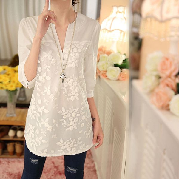 2021 new spring and summer women clothing lace blouses new style white casual v-neck blouses 2iww
2021 new spring and summer women clothing lace blouses new style white casual v-neck blouses 2iww