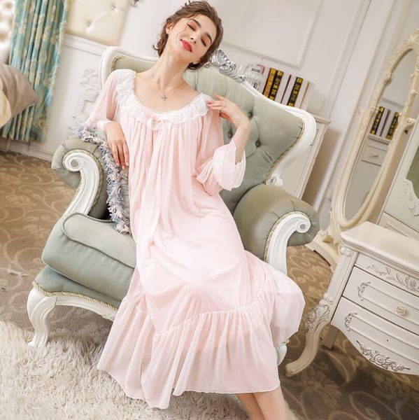 2021 spring fall court sleeve princess sweet lace shirt long women camisola house sleepwear dressed p1067 dt9x, White
2021 spring fall court sleeve princess sweet lace shirt long women camisola house sleepwear dressed p1067 dt9x, White