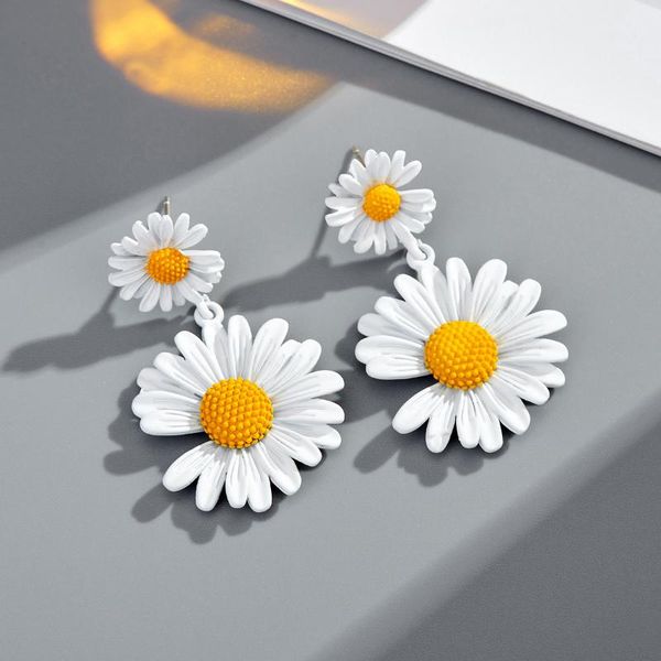 stud shiny side fashion brand jewelry elegant daisy flower earrings for women gift summer style, Golden;silver
stud shiny side fashion brand jewelry elegant daisy flower earrings for women gift summer style, Golden;silver