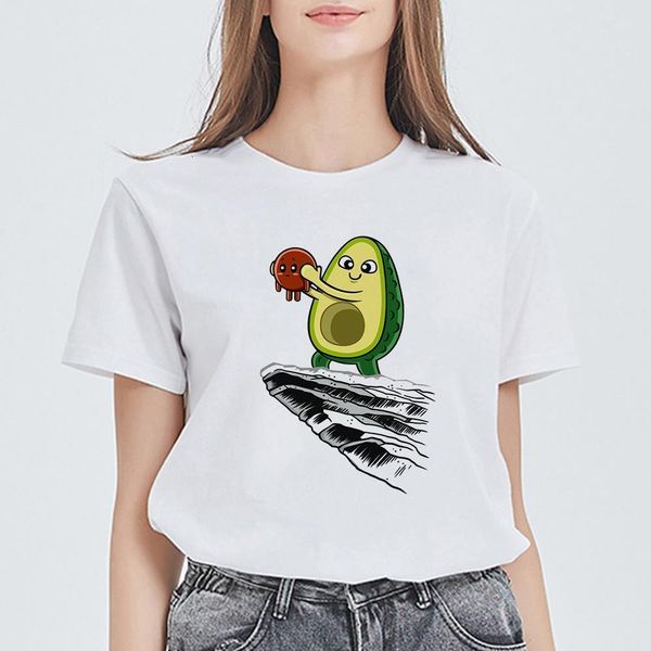 new t-shirt female beautiful loose avocado harajuku t shirt elegant funny cute tshirt plus size ropa mujer vintage vogue top, White
new t-shirt female beautiful loose avocado harajuku t shirt elegant funny cute tshirt plus size ropa mujer vintage vogue top, White