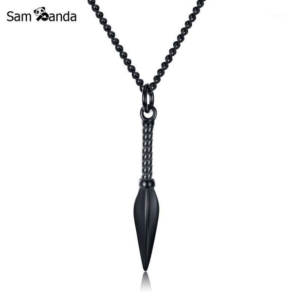 pendant necklaces 3 colors punk male jewelry stainless steel necklace spear shape & pendants for party mens gifts1, Silver
pendant necklaces 3 colors punk male jewelry stainless steel necklace spear shape & pendants for party mens gifts1, Silver