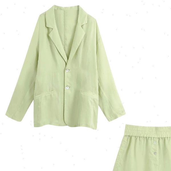 2021 new women two piece set flowing blazer loose fitting amp high waist shorts elastic waistband ensemble femme, Gray
2021 new women two piece set flowing blazer loose fitting amp high waist shorts elastic waistband ensemble femme, Gray