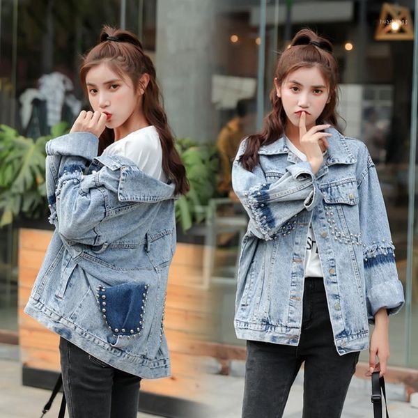 sexemara fashion the new loose short paragraph wild wash denim jacket, Black;brown
sexemara fashion the new loose short paragraph wild wash denim jacket, Black;brown