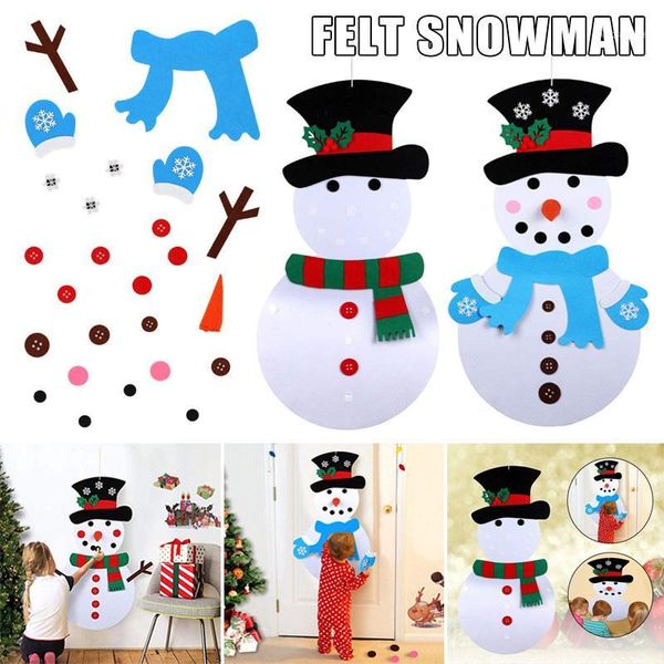 christmas decorations diy felt snowman kids holidays game set detachable wall hanging decor oct9981
christmas decorations diy felt snowman kids holidays game set detachable wall hanging decor oct9981