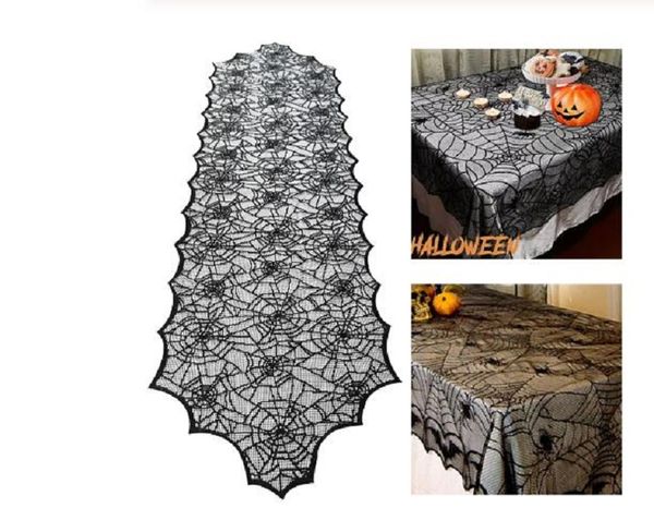 halloween decoration lace spider web skeleton skull tablecloth black fireplace mantel scarf event party decoration supplies
halloween decoration lace spider web skeleton skull tablecloth black fireplace mantel scarf event party decoration supplies