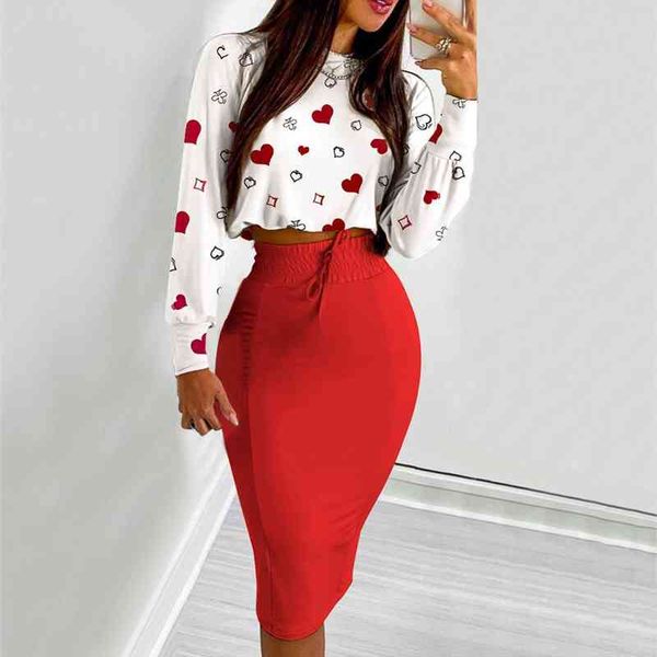autumn women casual two piece dress suit sets geometric print long sleeve amp drawstring shirred skirt set skinny, White
autumn women casual two piece dress suit sets geometric print long sleeve amp drawstring shirred skirt set skinny, White