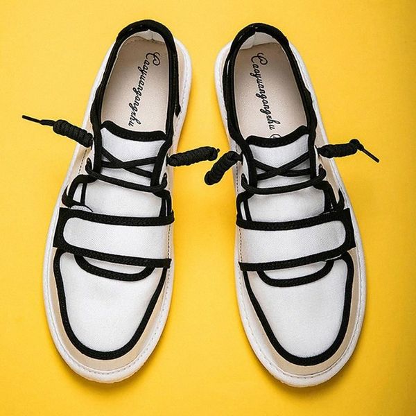 2020 summer new breathable canvas mens shoes casual comfy man walking footwear personality magic buckle design chaussure homme #ud2p
2020 summer new breathable canvas mens shoes casual comfy man walking footwear personality magic buckle design chaussure homme #ud2p