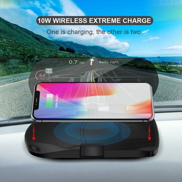 universal car hud head up navigation display phone holder gps projector wireless charger for smartphone
universal car hud head up navigation display phone holder gps projector wireless charger for smartphone