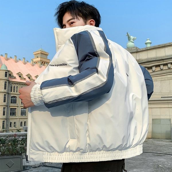 men's coat 2020 new korean fashion down garment tooling cool jacket tide brand versatile winter cotton padded, Black
men's coat 2020 new korean fashion down garment tooling cool jacket tide brand versatile winter cotton padded, Black