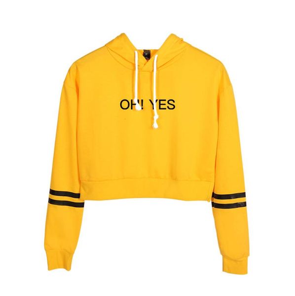 women's hoodies & sweatshirts kpop 2021 oh yes kawaii womens crop women harajuku short sweatshirt simple casual fashion yellow crop, Black
women's hoodies & sweatshirts kpop 2021 oh yes kawaii womens crop women harajuku short sweatshirt simple casual fashion yellow crop, Black