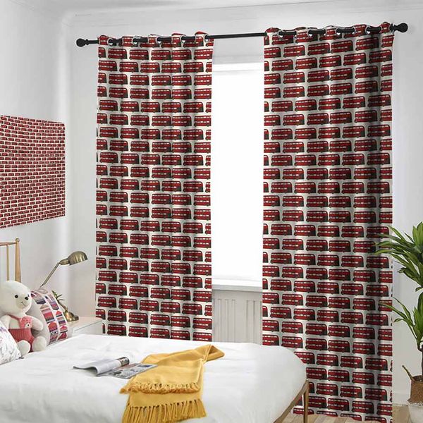 thermal insulated room darkening window shade retro cartoon style double decker bus pattern uk england travel transportation curtain
thermal insulated room darkening window shade retro cartoon style double decker bus pattern uk england travel transportation curtain