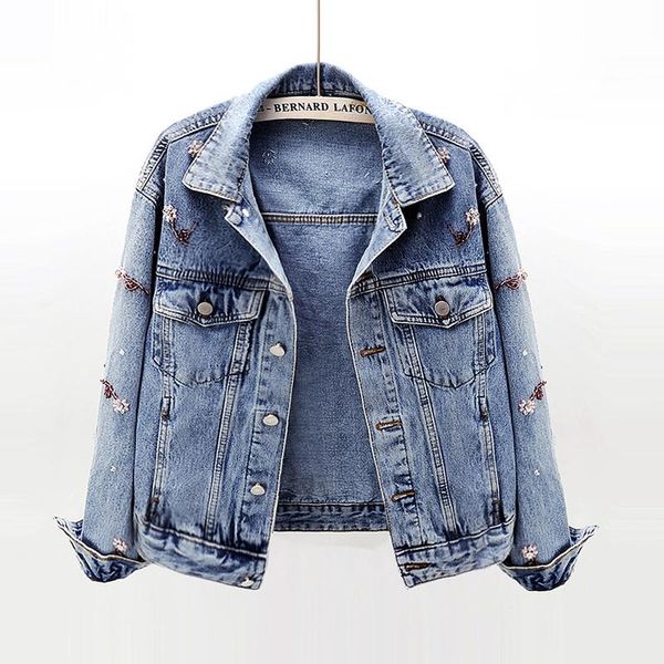 vintage heavy work beading diamond denim jacket female spring loose basic jeans jacket coat women short outerwear chaqueta mujer, Black;brown
vintage heavy work beading diamond denim jacket female spring loose basic jeans jacket coat women short outerwear chaqueta mujer, Black;brown