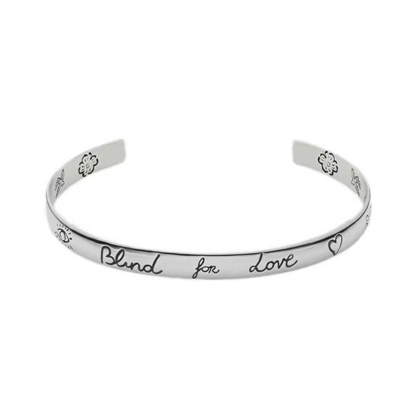 Designer Bangle Open Bracelet Man Woman Bracelets Fashion Brand Blind Love Bangles Jewelry Sliver Color
Designer Bangle Open Bracelet Man Woman Bracelets Fashion Brand Blind Love Bangles Jewelry Sliver Color