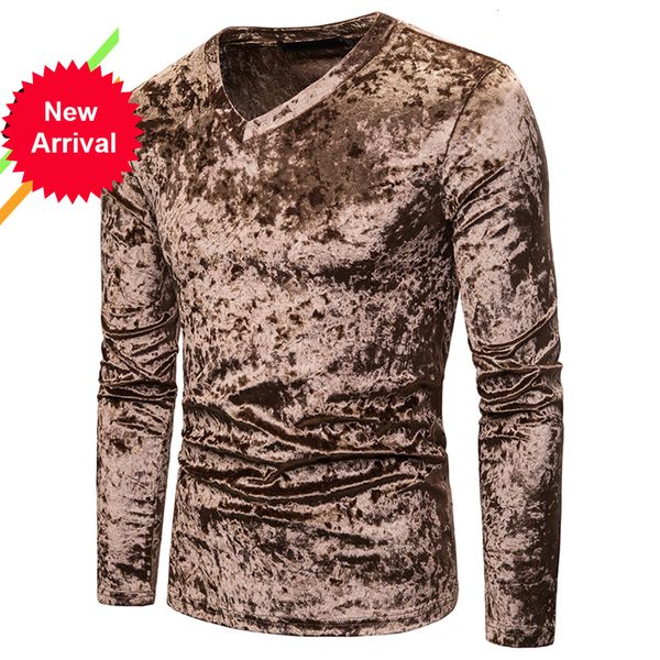 2021 new men's t-shirt man long sleeves pure color men t shirt t-shirts for male glossy show diamond veet v-neck vi5x, White;black
2021 new men's t-shirt man long sleeves pure color men t shirt t-shirts for male glossy show diamond veet v-neck vi5x, White;black