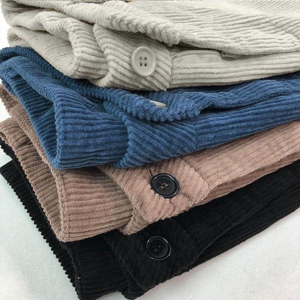 corduroy pants womens loose high waist ankle-length pants female casual streetwear pockets corduroy regular solid q15681, Black;white
corduroy pants womens loose high waist ankle-length pants female casual streetwear pockets corduroy regular solid q15681, Black;white