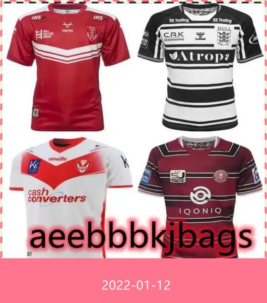 presell 2021 rugby jerseys shirts hull fc rovers wigan warrior, Black;gray