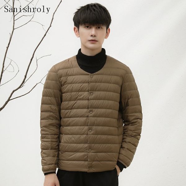 sanishroly two wears winter men's down coat ultra light white duck down jacket parka male short outwear plus size 3xl s1069, Black
sanishroly two wears winter men's down coat ultra light white duck down jacket parka male short outwear plus size 3xl s1069, Black