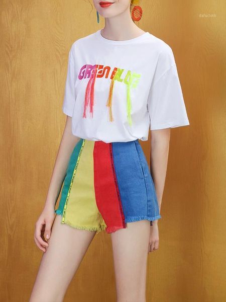 woman shorts high waist wide-leg a-line jeans short korean style patchwork frayed pockets loose casual female short trousers1, White;black
woman shorts high waist wide-leg a-line jeans short korean style patchwork frayed pockets loose casual female short trousers1, White;black