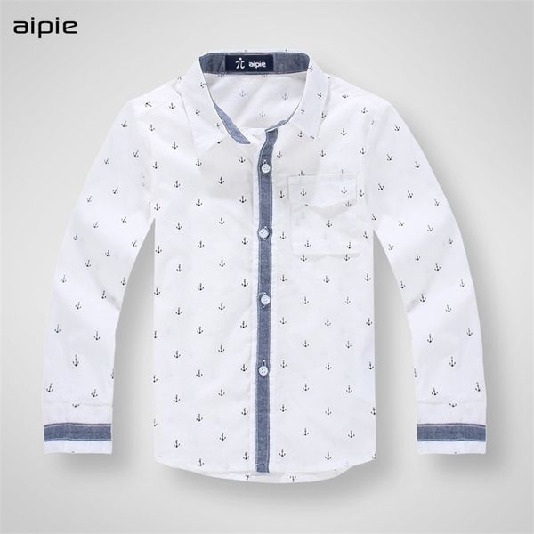 children shirts printing anchor pattern cotton 100% long-sleeved boy's fit for 3-11 years kids clothing 220314, White;black
children shirts printing anchor pattern cotton 100% long-sleeved boy's fit for 3-11 years kids clothing 220314, White;black