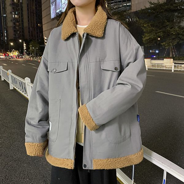 2021 new privathinker thicken zipper couple winter new man oversize jackets japanese streetwear woman warm clothing hm1f, Black;brown
2021 new privathinker thicken zipper couple winter new man oversize jackets japanese streetwear woman warm clothing hm1f, Black;brown