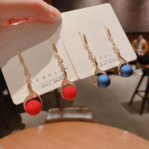 dangle & chandelier trendy fashion french earrings korean temperament simple red love exquisite elegant women's, Silver
dangle & chandelier trendy fashion french earrings korean temperament simple red love exquisite elegant women's, Silver