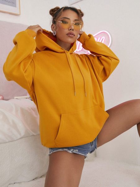 drop shoulder drawstring thermal lined hoodie y6mg#, White;black
drop shoulder drawstring thermal lined hoodie y6mg#, White;black