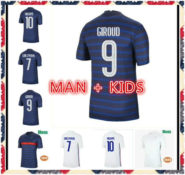 man kids kit 20 21 soccer jerseys 2 stars mbappe pogba griezmann giroud kante world 2020 home away football shirt camiseta de futbol, Black
man kids kit 20 21 soccer jerseys 2 stars mbappe pogba griezmann giroud kante world 2020 home away football shirt camiseta de futbol, Black